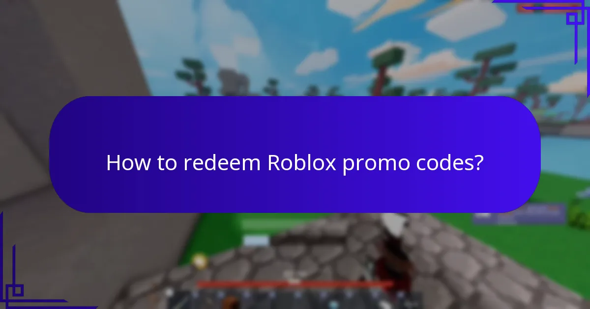 Which Roblox promo codes are currently active?